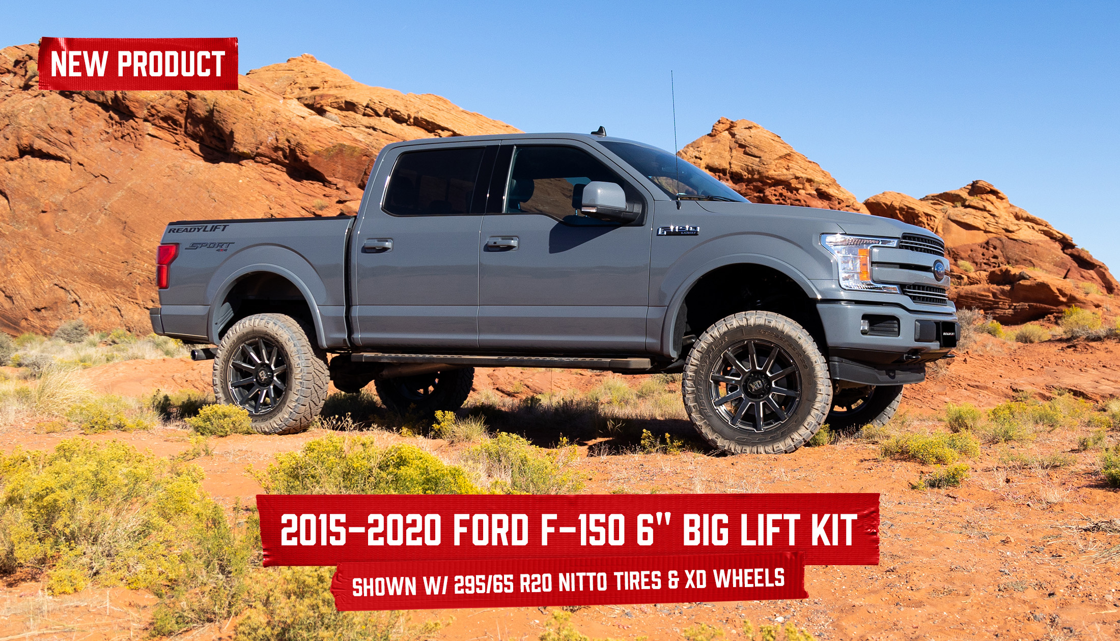 Readylift Now Shipping All New Big Lift Kits 2015 2020 Ford F 150 4wd 6″ Big Lift Kits Readylift