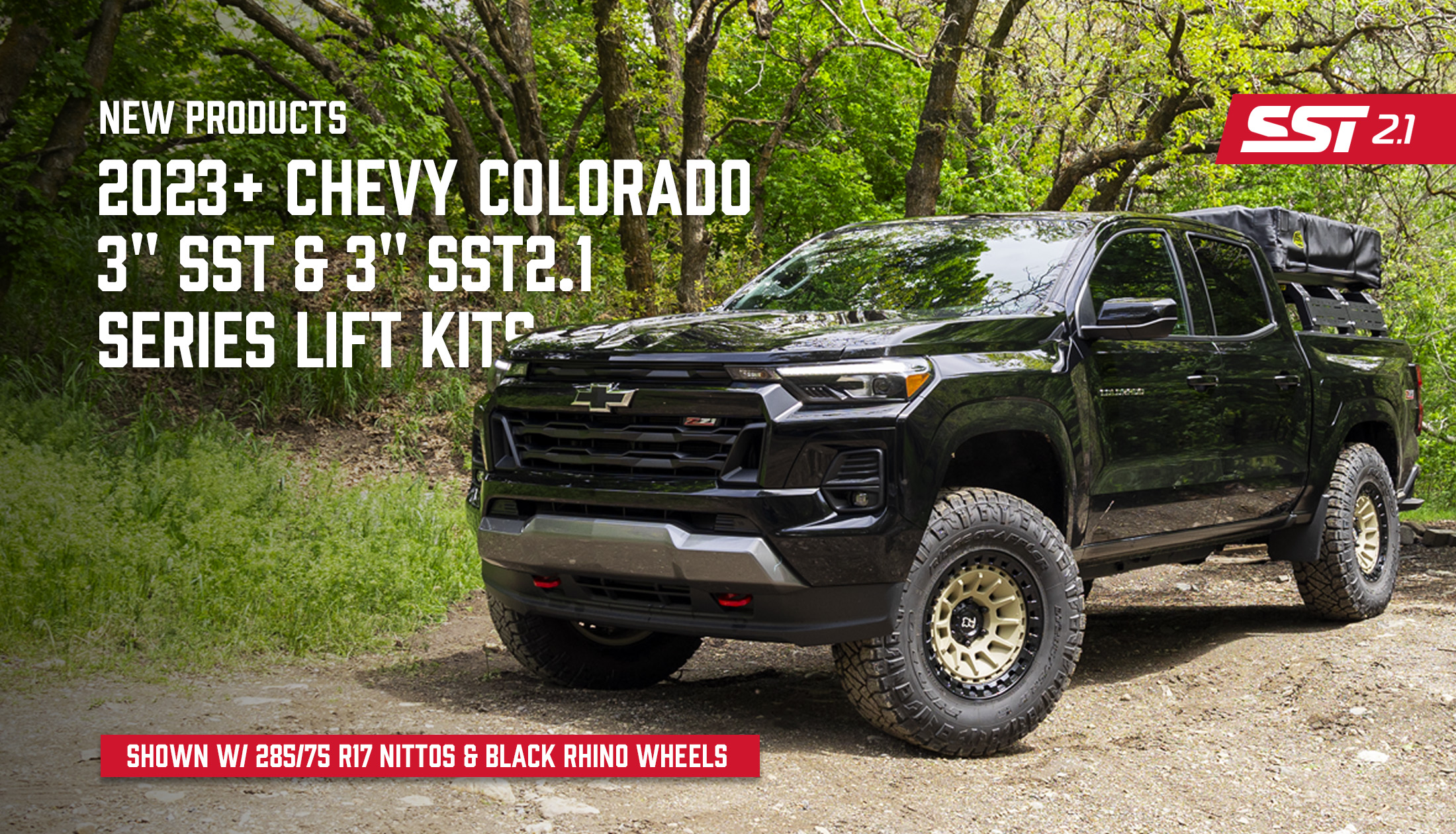 ReadyLIFT Introduces All-New 2023-Up Chevy Colorado 3” SST and 3” SST2.1 Series Lift Kits