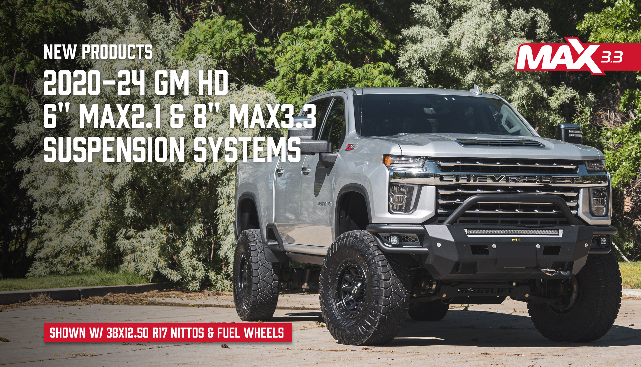 ReadyLIFT Now Shipping All-New 2020-2024 GMC/Chevy 2500/3500 HD MAX Suspension Systems