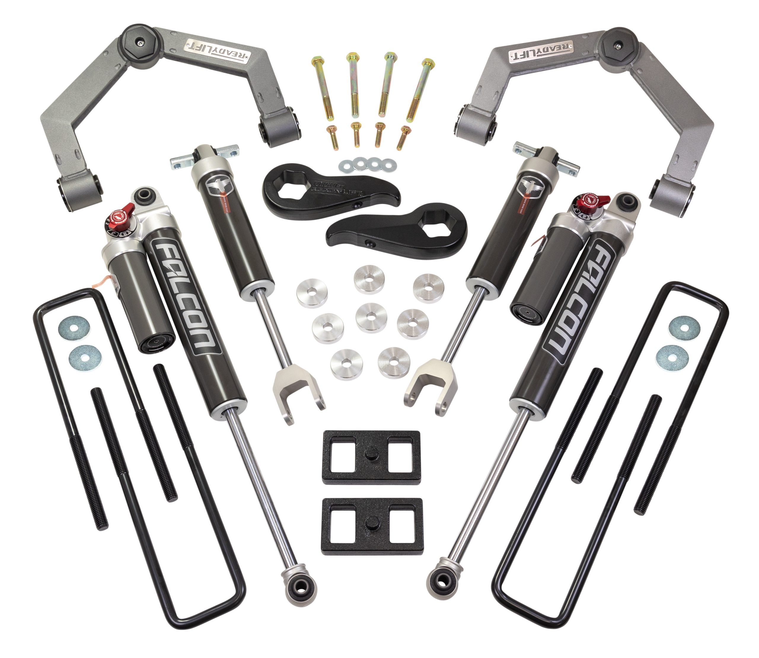 2011-2019 Chevrolet/GMC 2500HD/3500HD 3'' SST 2.1 Lift Kit with Fabricated Control Arms and Falcon 2.1 Monotube Shocks