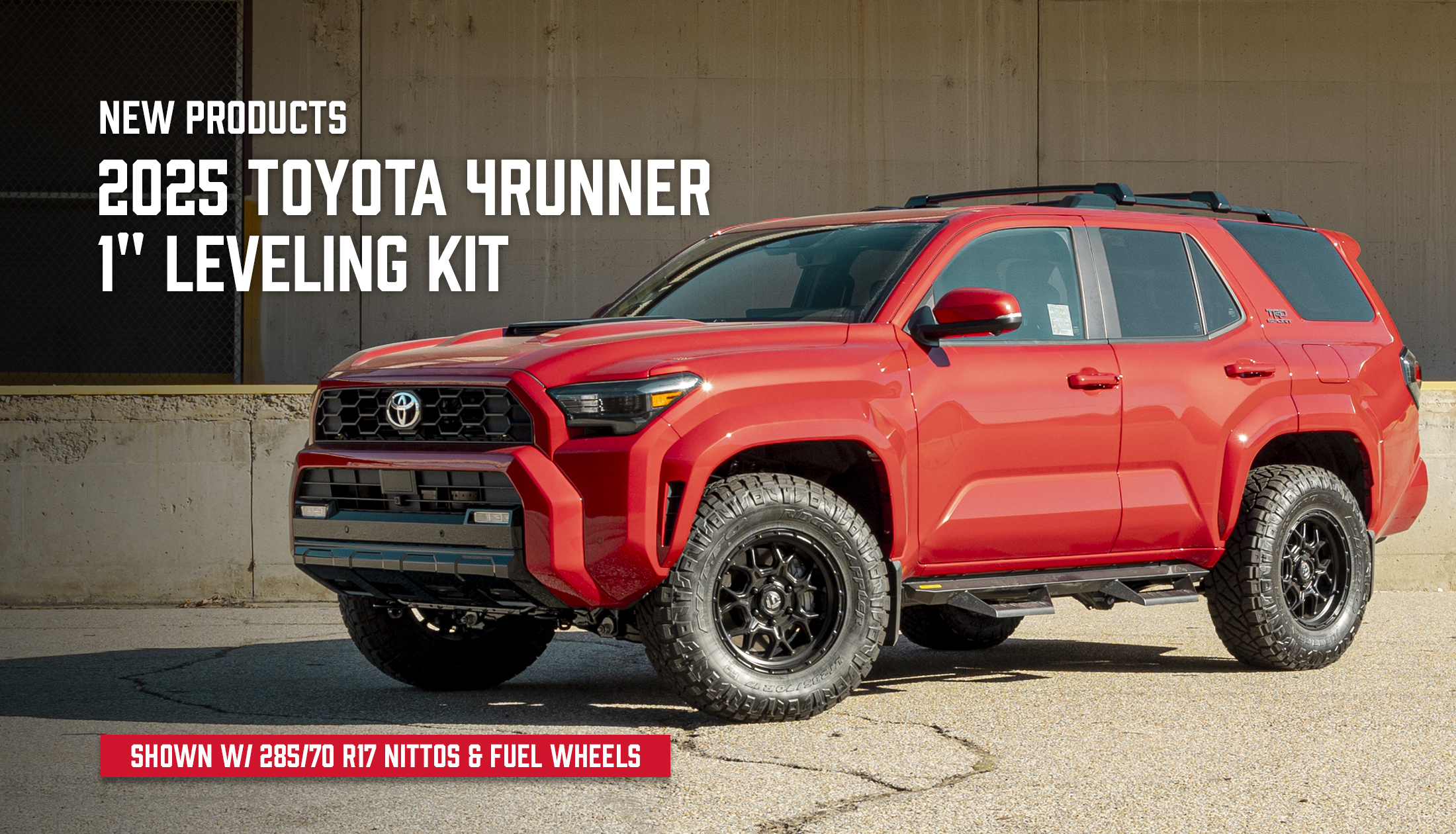 1.5" Front Leveling Kit - Toyota Tacoma 2024 & 1" Front Leveling 2025 Toyota 4Runner